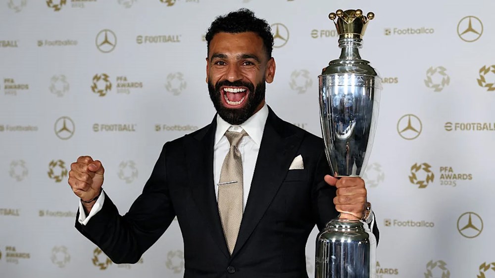 Salah nhận giải PFA Player of the Year lần thứ 3 – Lần đầu tiên trong lịch sử